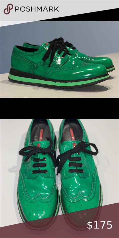 prada blue and green wing tips|PRADA United States Official Online Store .